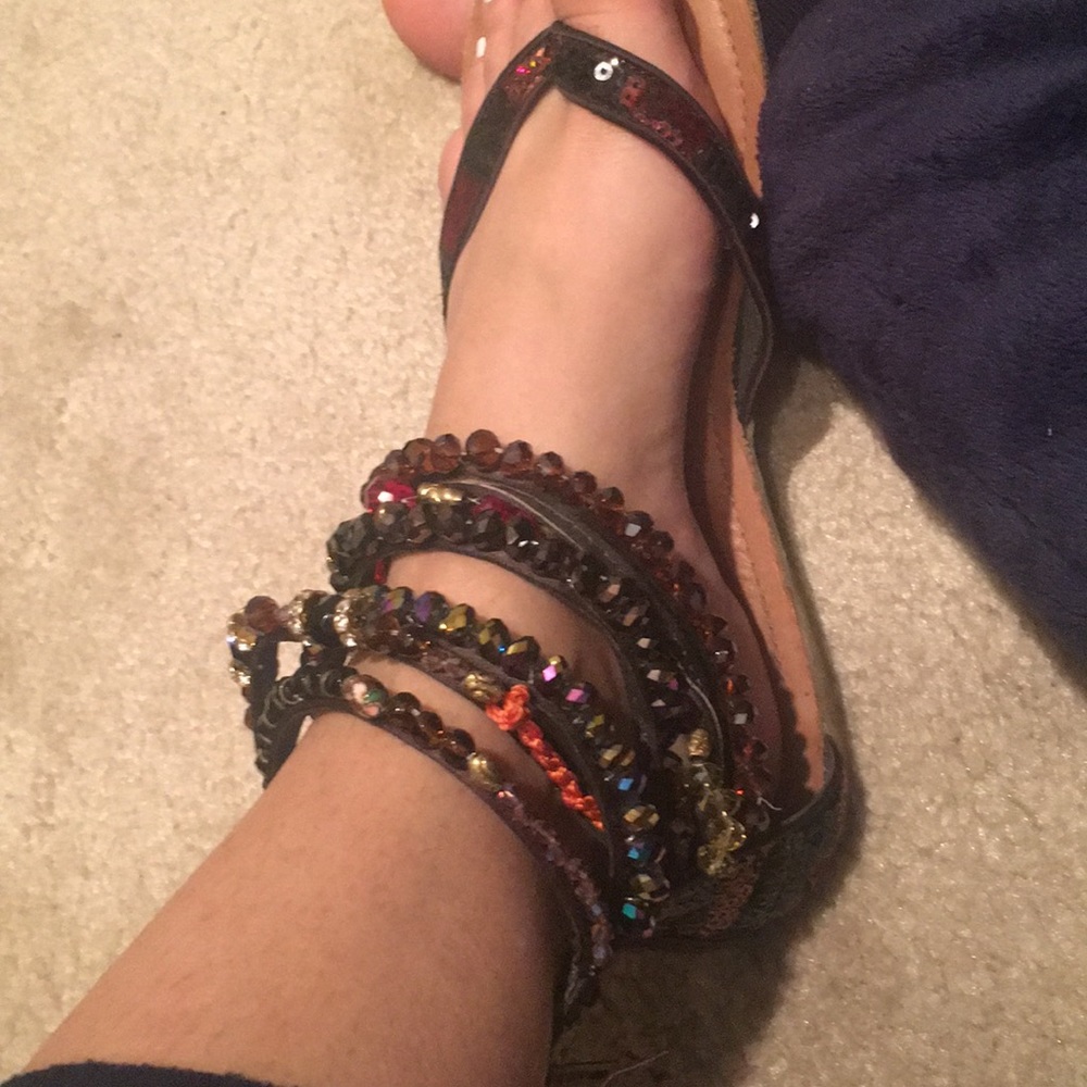 GORg beaded sandals!